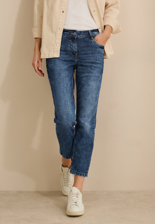 CECIL Jeans Hose im Style SCARLETT - Farbe: blau