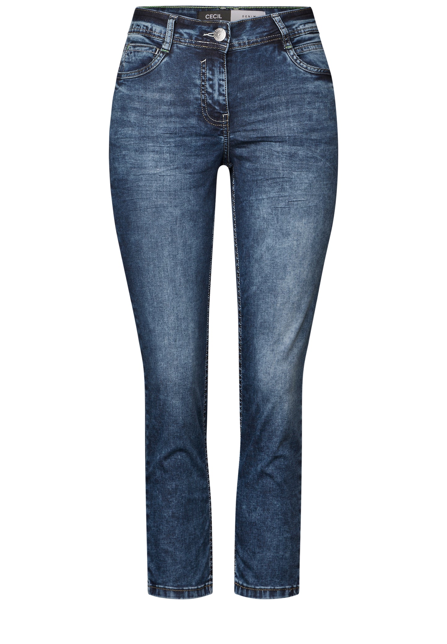 CECIL Jeans Hose im Style SCARLETT - Farbe: blau