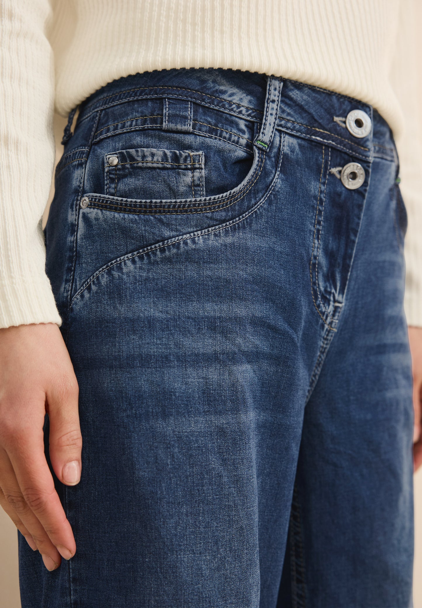 CECIL Jeans Hose im Style NEELE - Farbe: blau