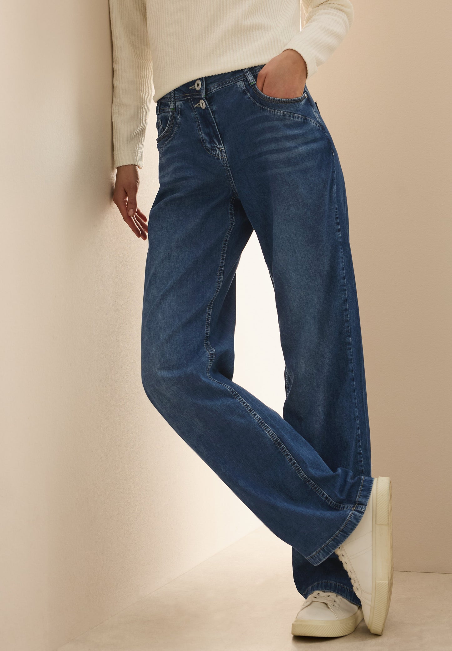 CECIL Jeans Hose im Style NEELE - Farbe: blau