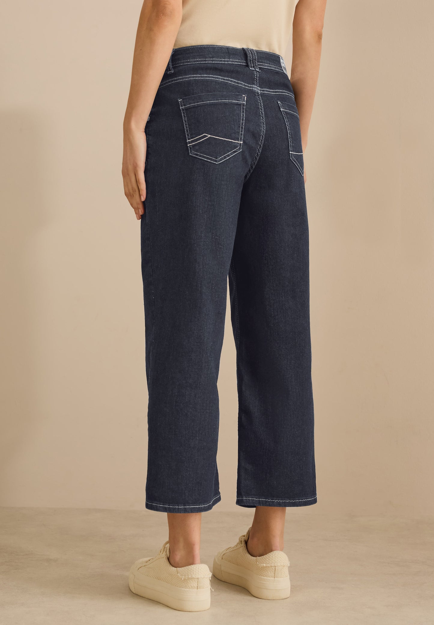 CECIL Wide Leg Jeans Hose - Farbe: rinsed wash