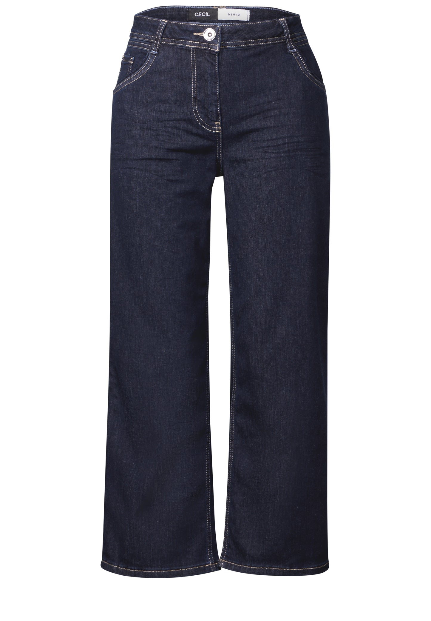 CECIL Wide Leg Jeans Hose - Farbe: rinsed wash