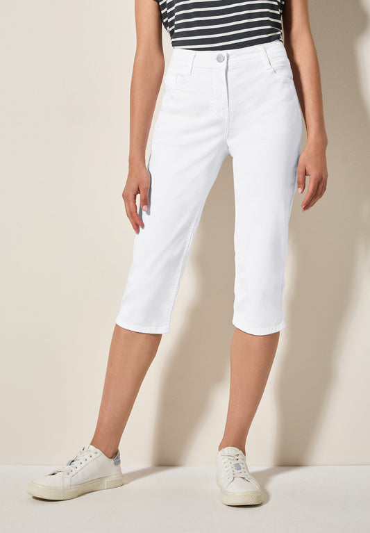 CECIL Capri Jeans Hose TORONTO  - Farbe: White