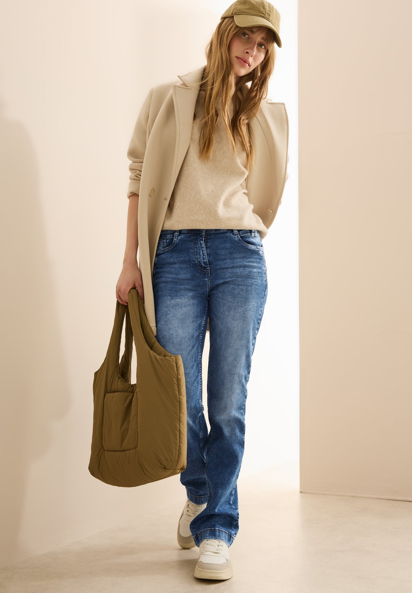 CECIL Bootcut Jeans im Style TORONTO - Farbe: blau