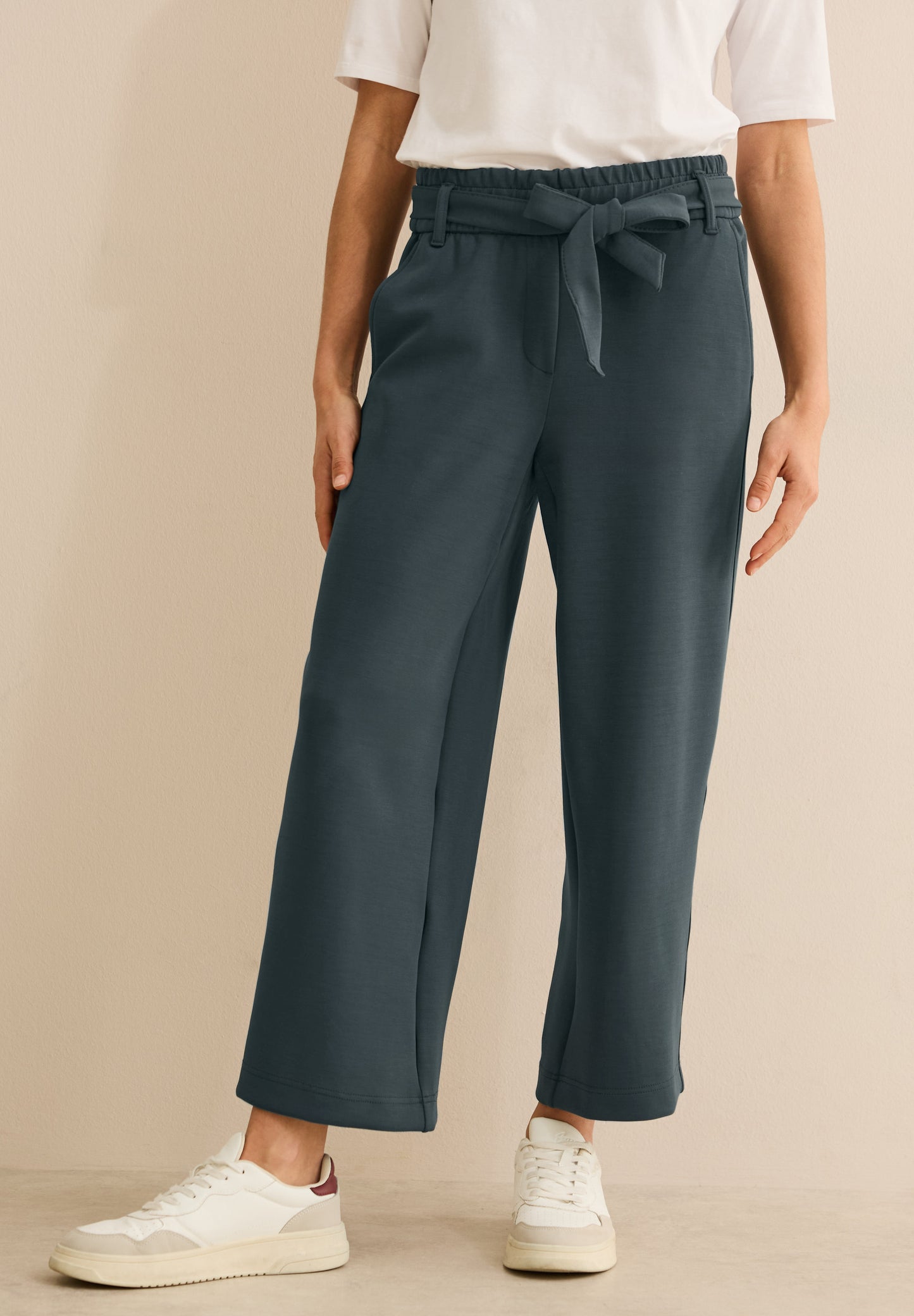 CECIL Wide Leg Hose - Farbe: slate khaki