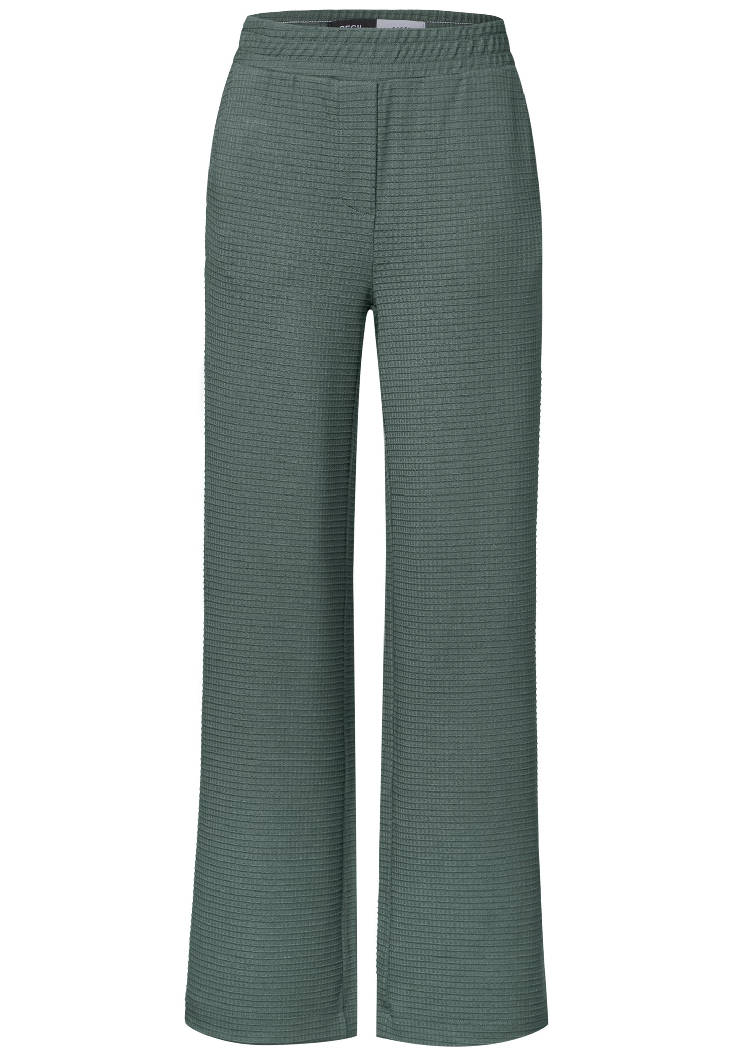 CECIL Wide Leg Strukturhose - Farbe: balmy khaki