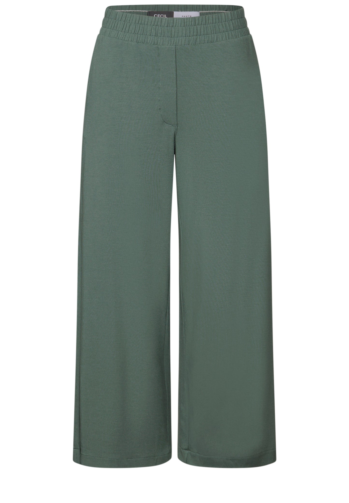 CECIL Wide Leg Jersey-Hose - Farbe: balmy khaki