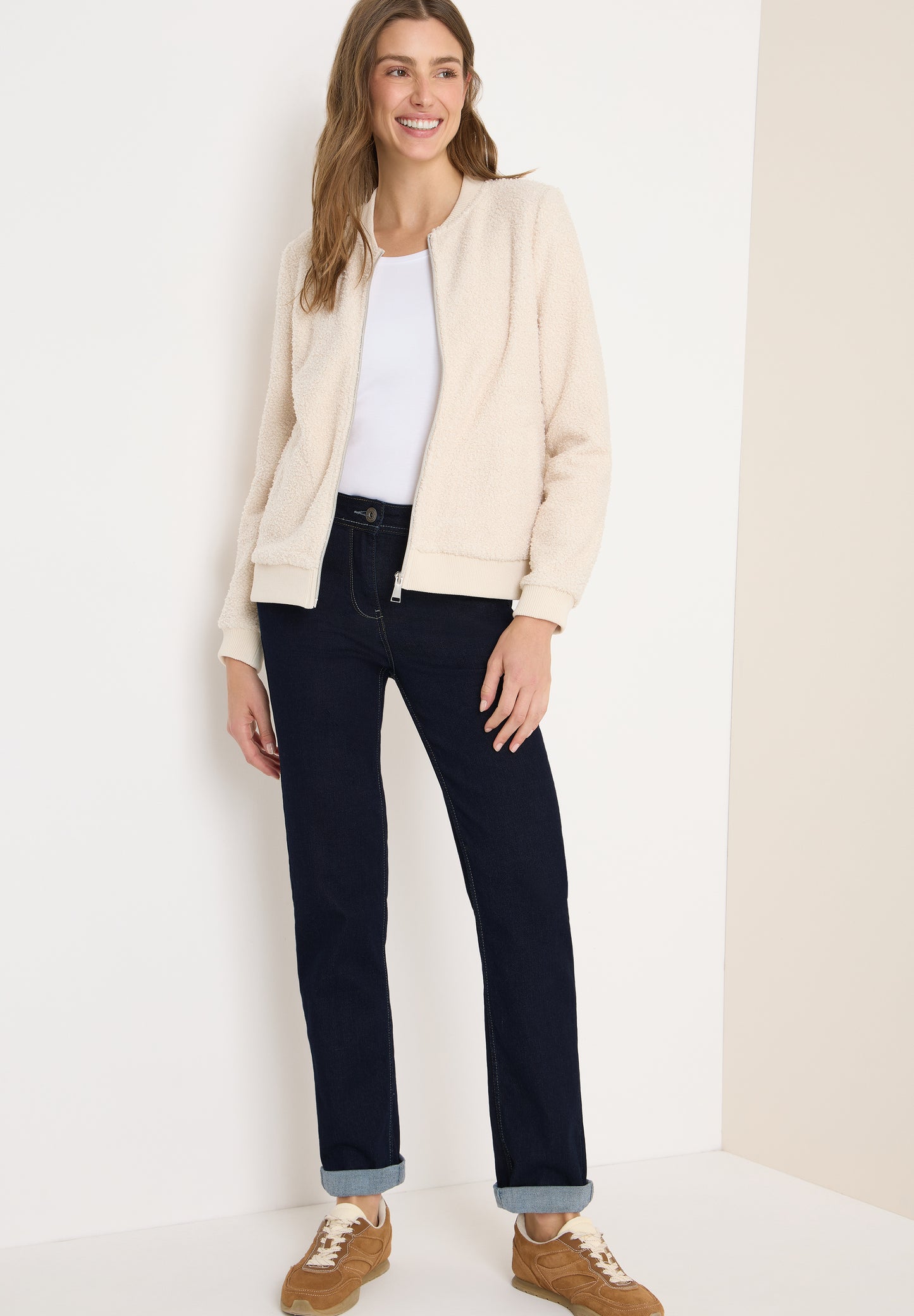 CECIL Straight Leg Jeans - Farbe: rinsed wash