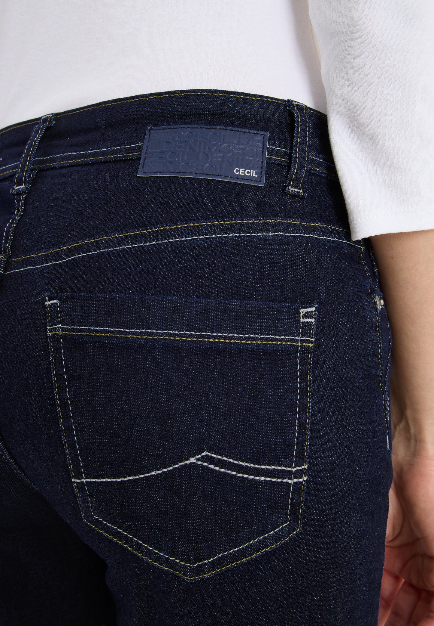 CECIL Straight Leg Jeans - Farbe: rinsed wash