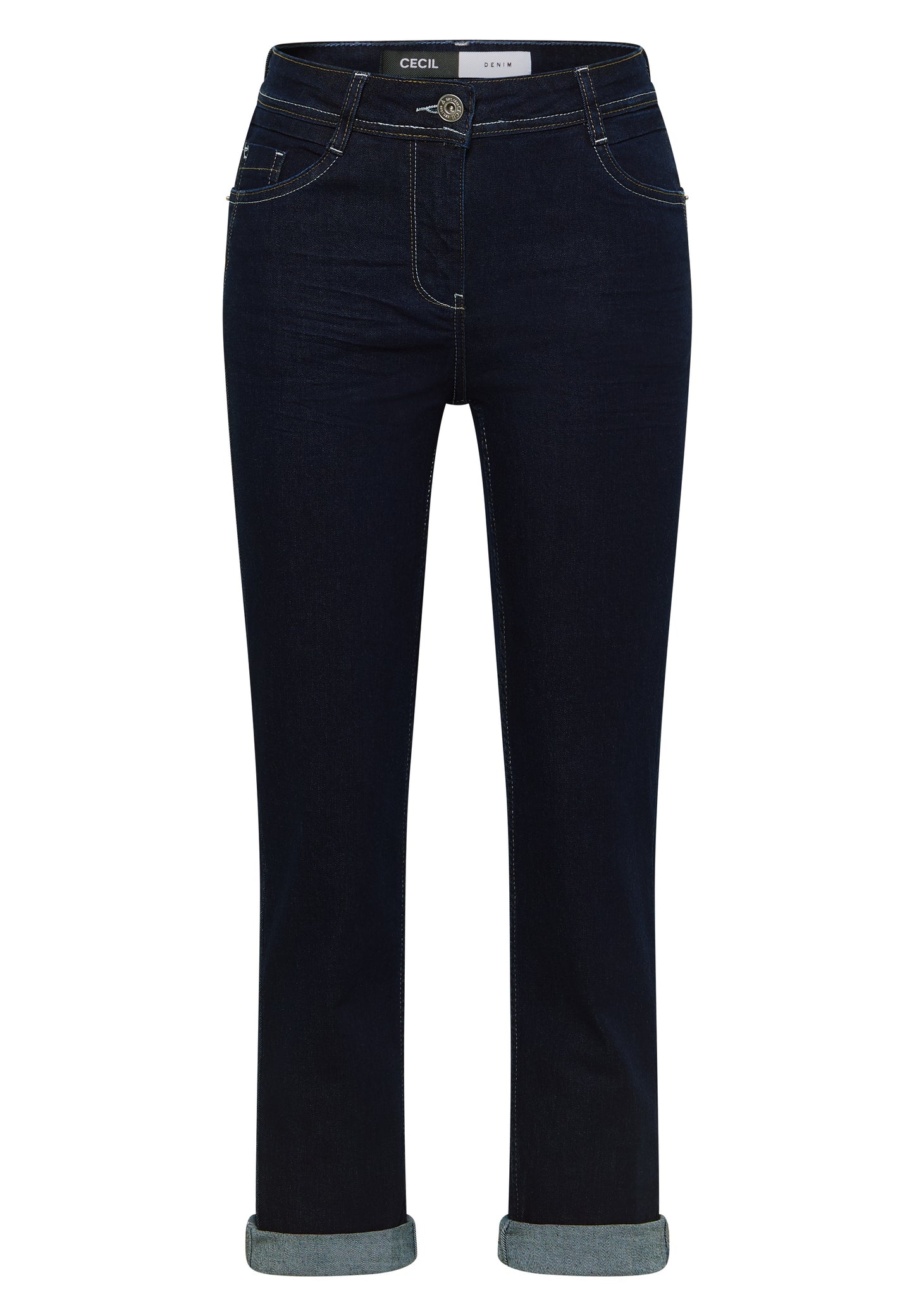 CECIL Straight Leg Jeans - Farbe: rinsed wash
