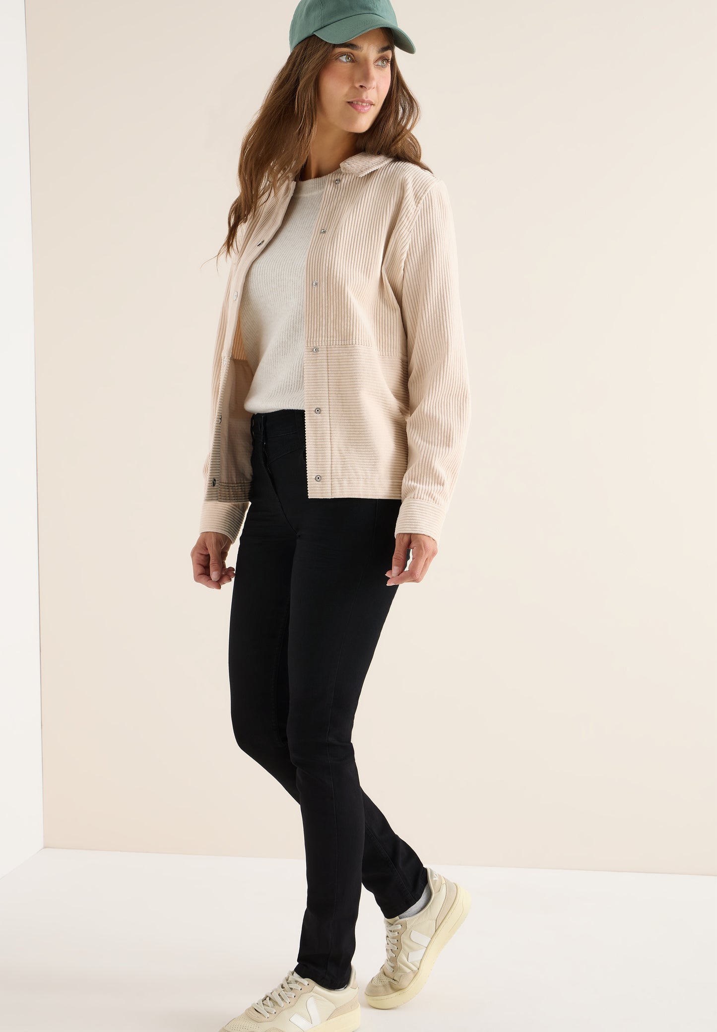 CECIL Slim Fit Jeans "Vicky" - Farbe: Black