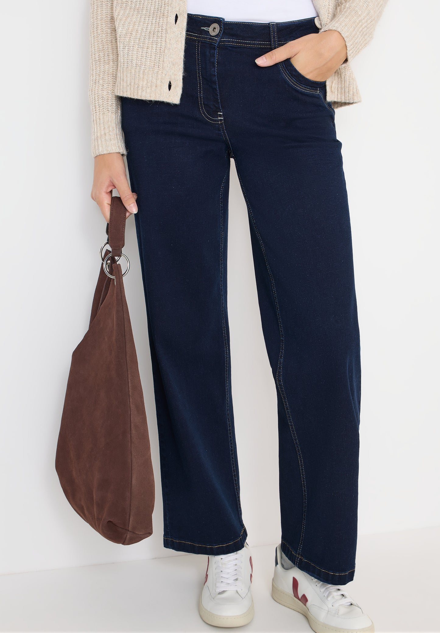 CECIL Wide Leg Rinsed Jeans - Farbe: rinsed wash