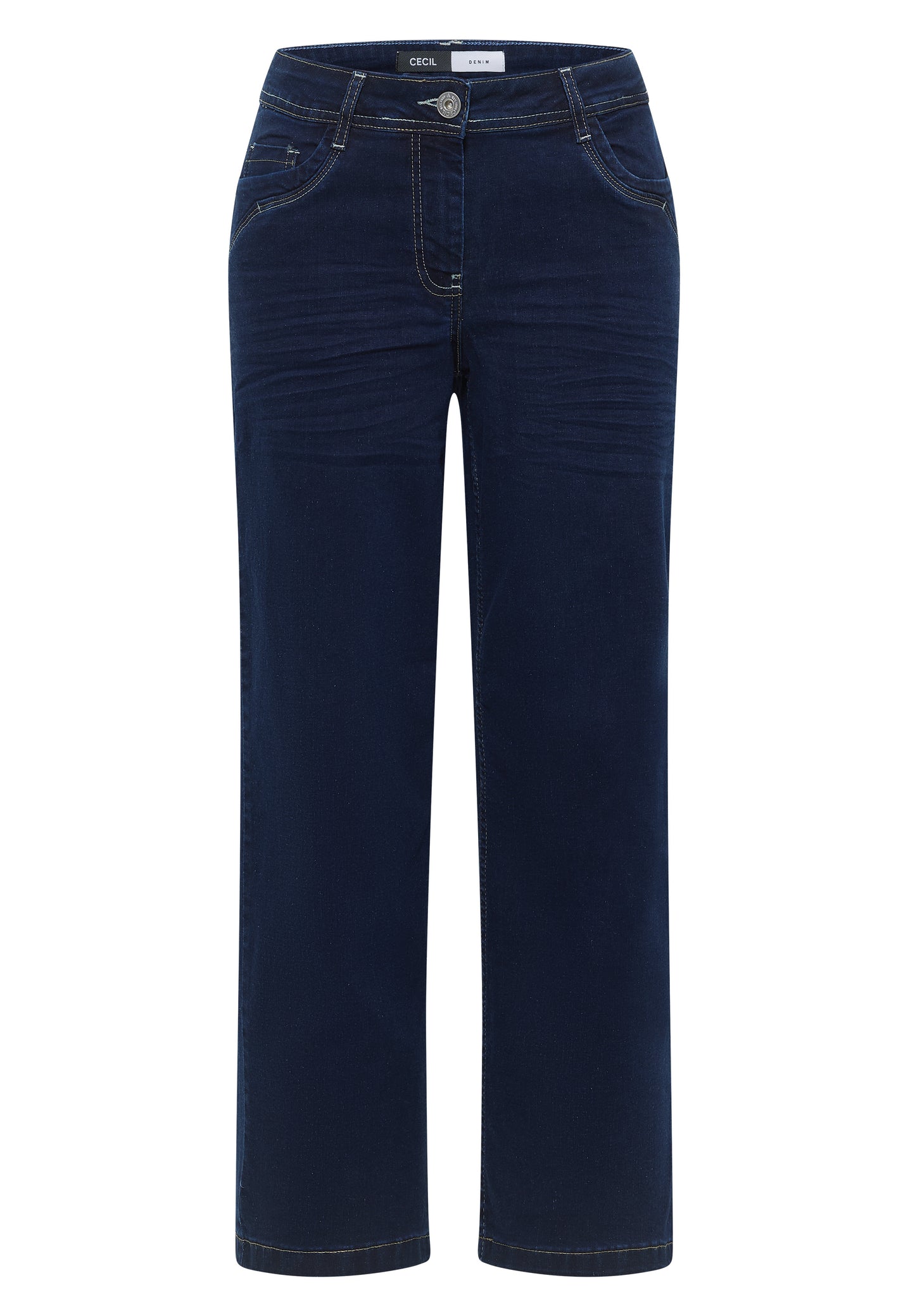 CECIL Wide Leg Rinsed Jeans - Farbe: rinsed wash