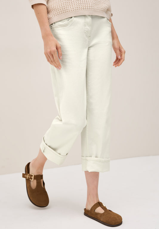 CECIL Straight Leg Jeans - Farbe: light beige