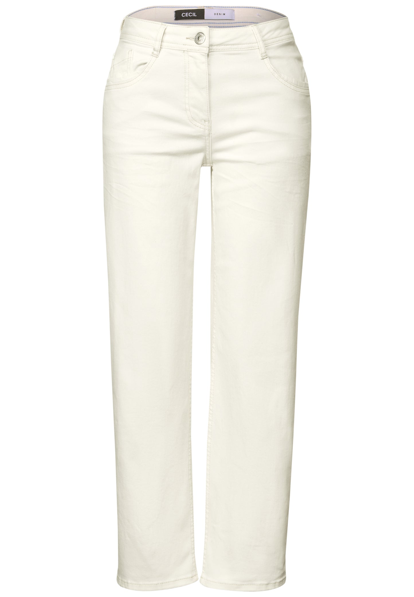 CECIL Straight Leg Jeans - Farbe: light beige