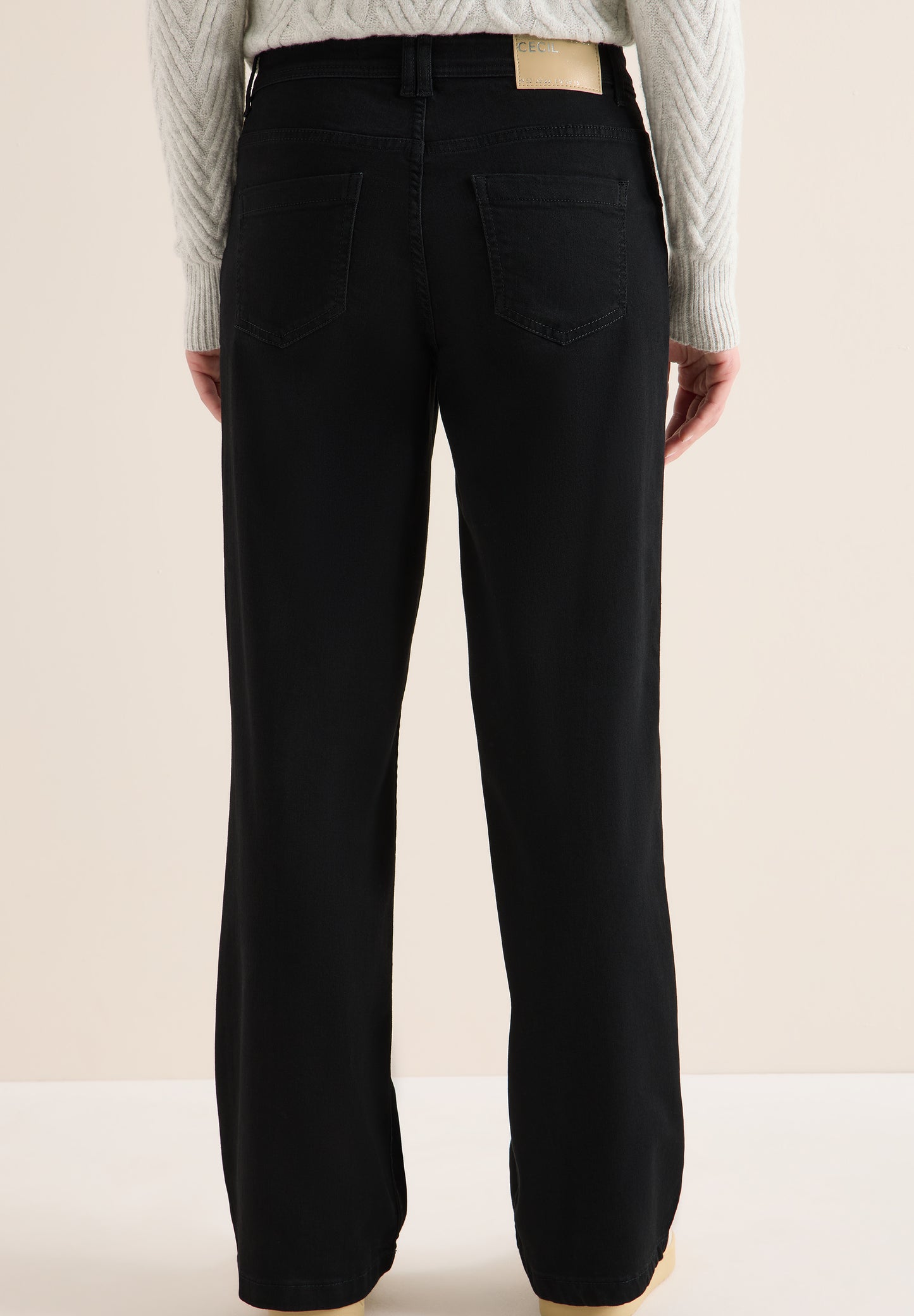 CECIL Wide Leg Jeans - Farbe: black washed