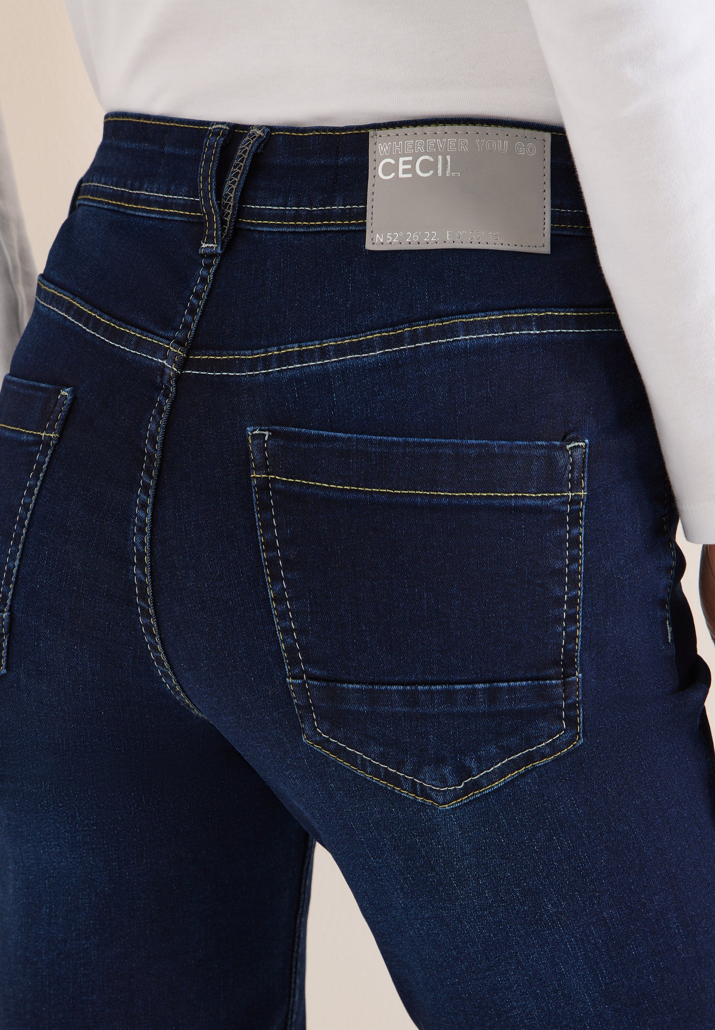 CECIL - Jeans "Scarlett" - Farbe: Dark blue wash