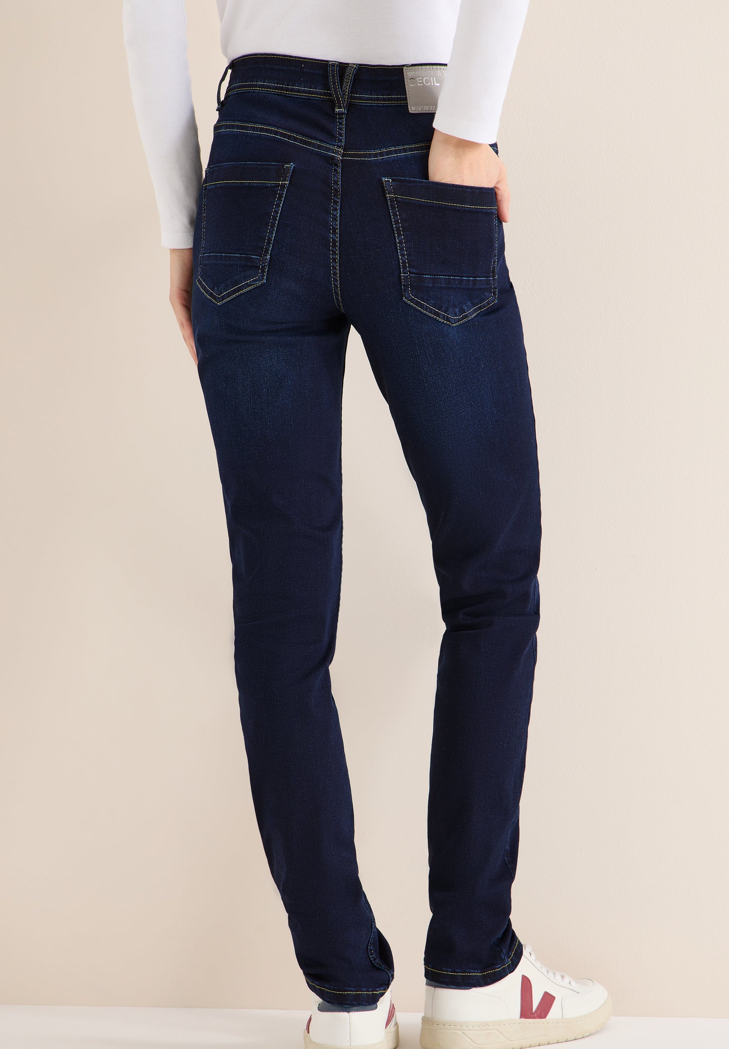 CECIL - Jeans "Scarlett" - Farbe: Dark blue wash
