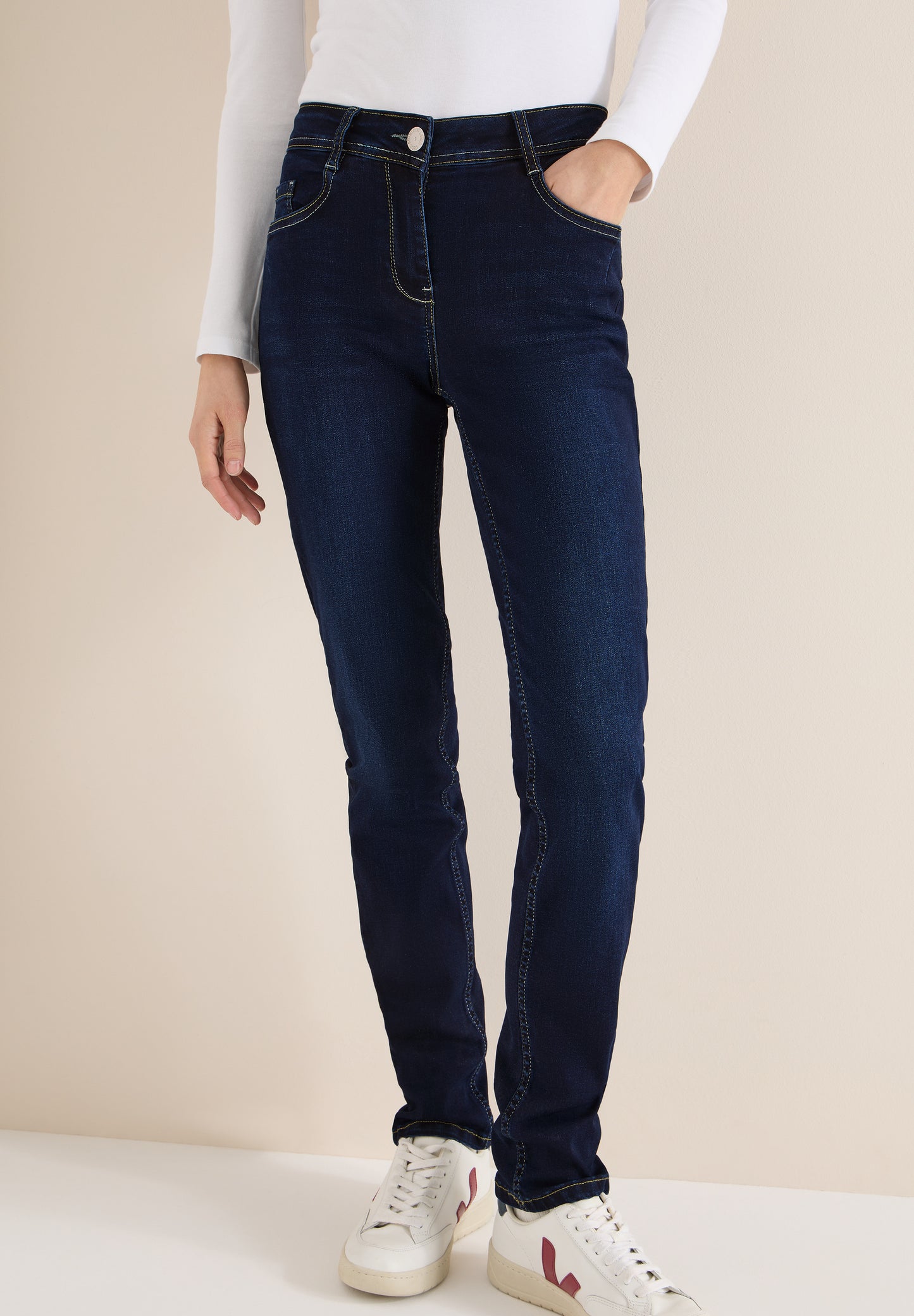 CECIL - Jeans "Scarlett" - Farbe: Dark blue wash