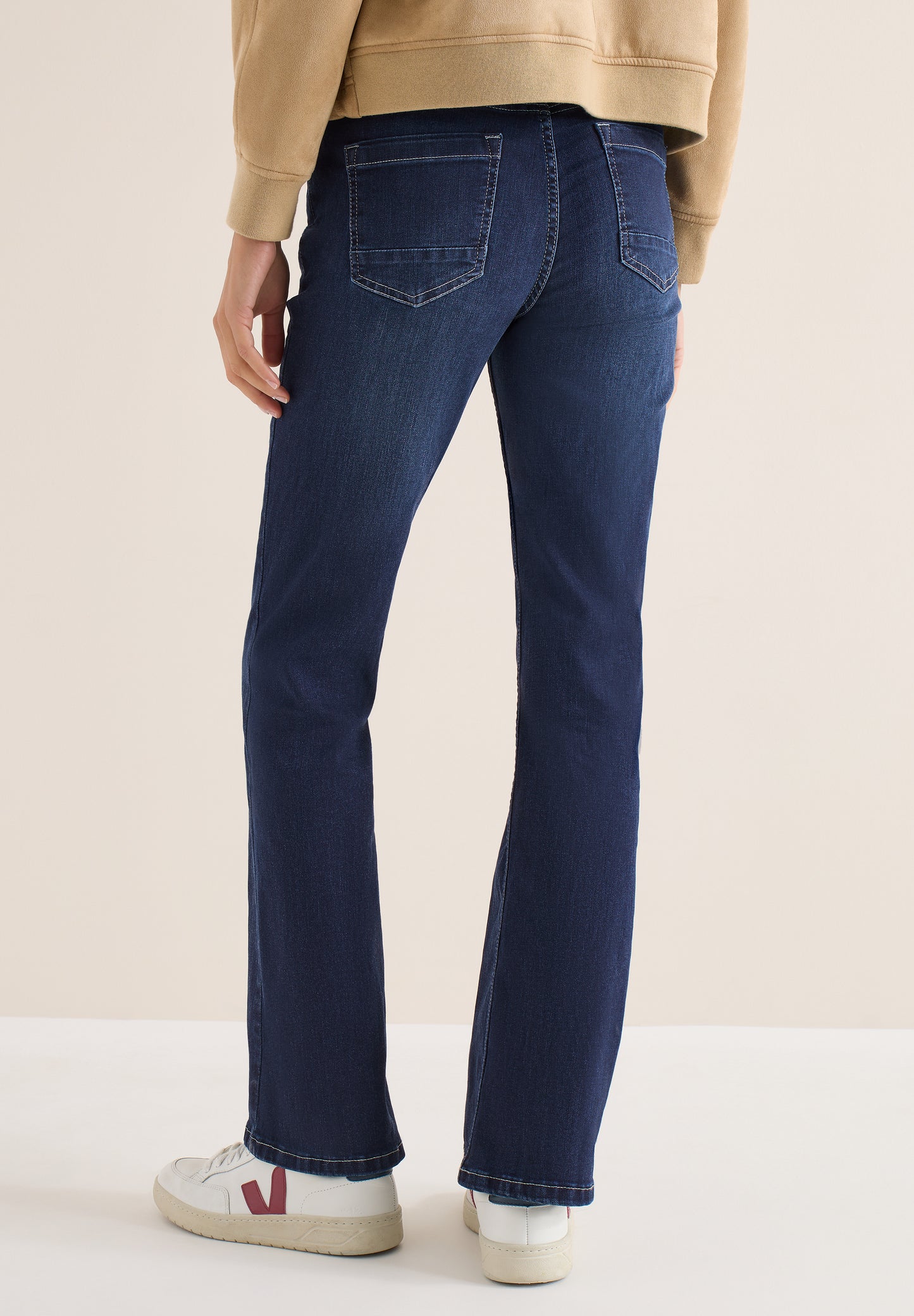 CECIL Damen Bootcut Jeans Hose "TORONTO" - dunkelblau