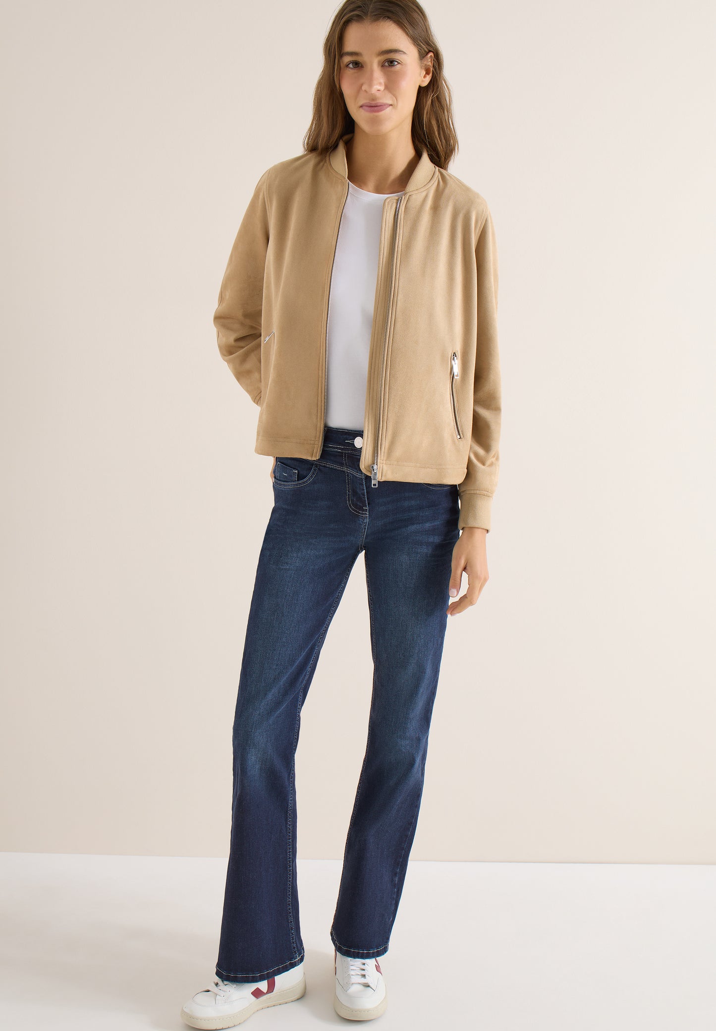 CECIL Damen Bootcut Jeans Hose "TORONTO" - dunkelblau