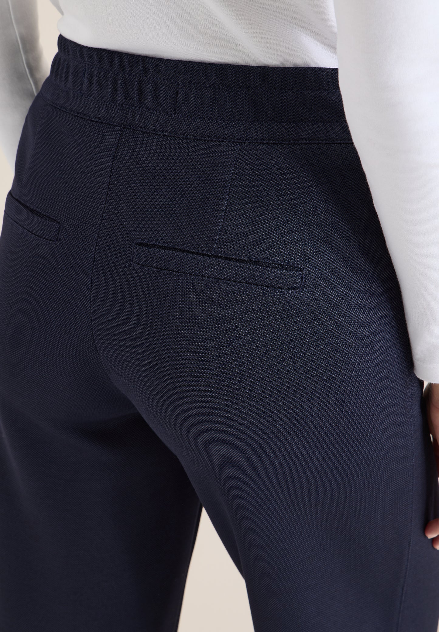 CECIL Damen Wide Leg Hose im "Style Neele" - dunkelblau