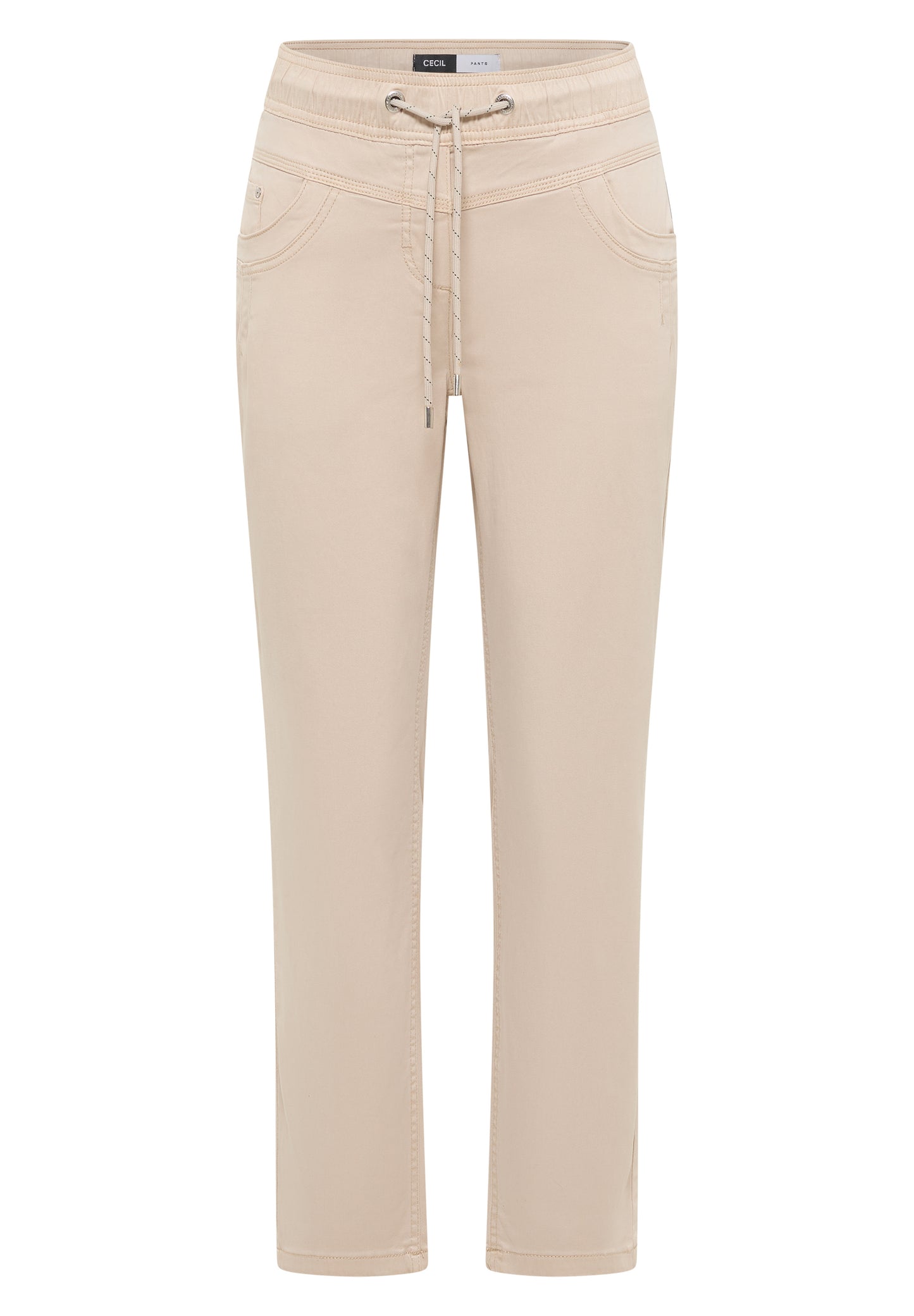 CECIL - Washed-Look Hose - Farbe: grain beige