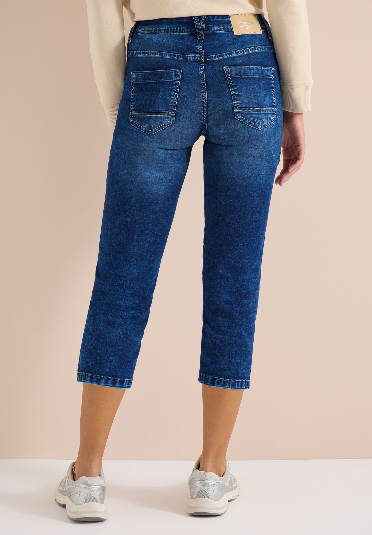 CECIL - 3/4 Slim Leg Jeans Hose SCARLETT - Farbe: Jeans Blau
