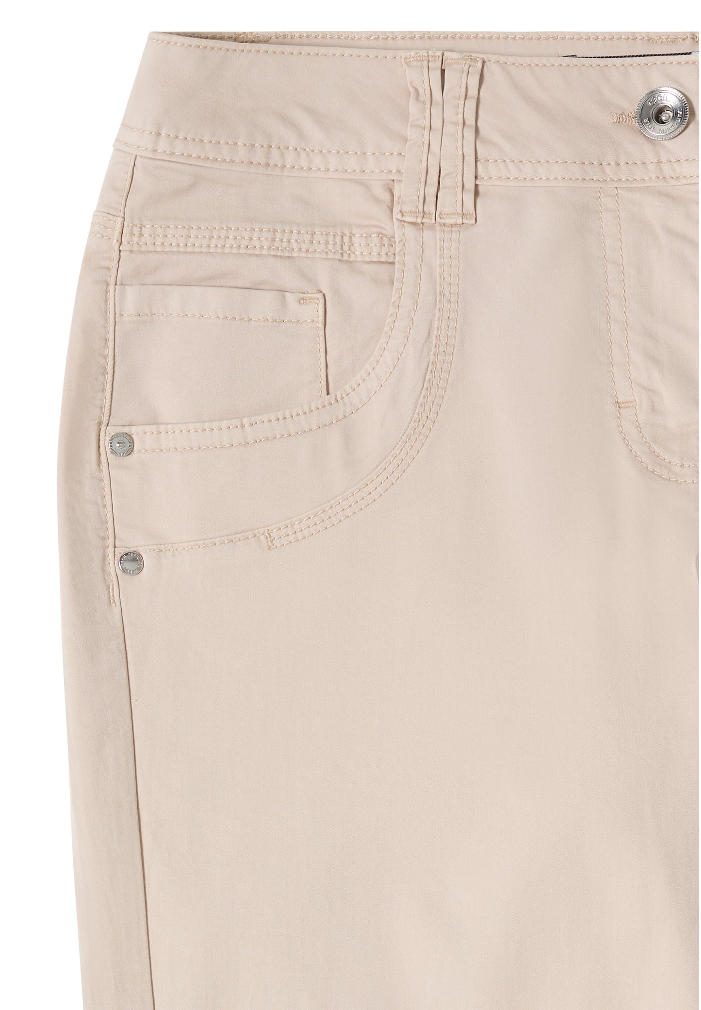 CECIL - Hose "Scarlett" im Casual Fit - Farbe: grain beige