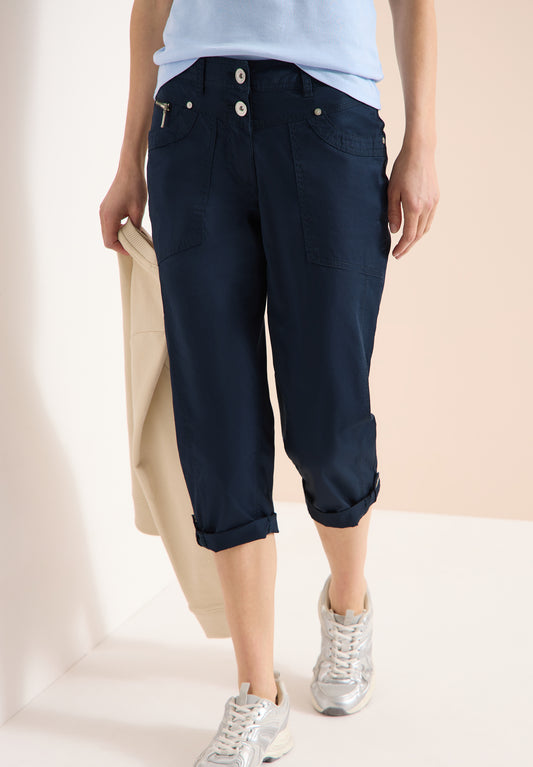 CECIL - Damen Hose mit Turn Up im Style New York- Farbe: Blau