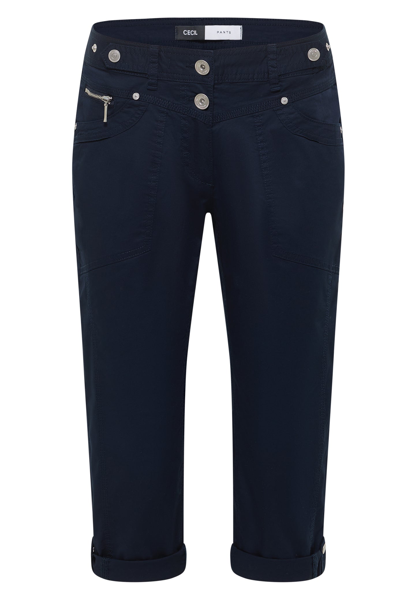 CECIL - Damen Hose mit Turn Up im Style New York- Farbe: Blau