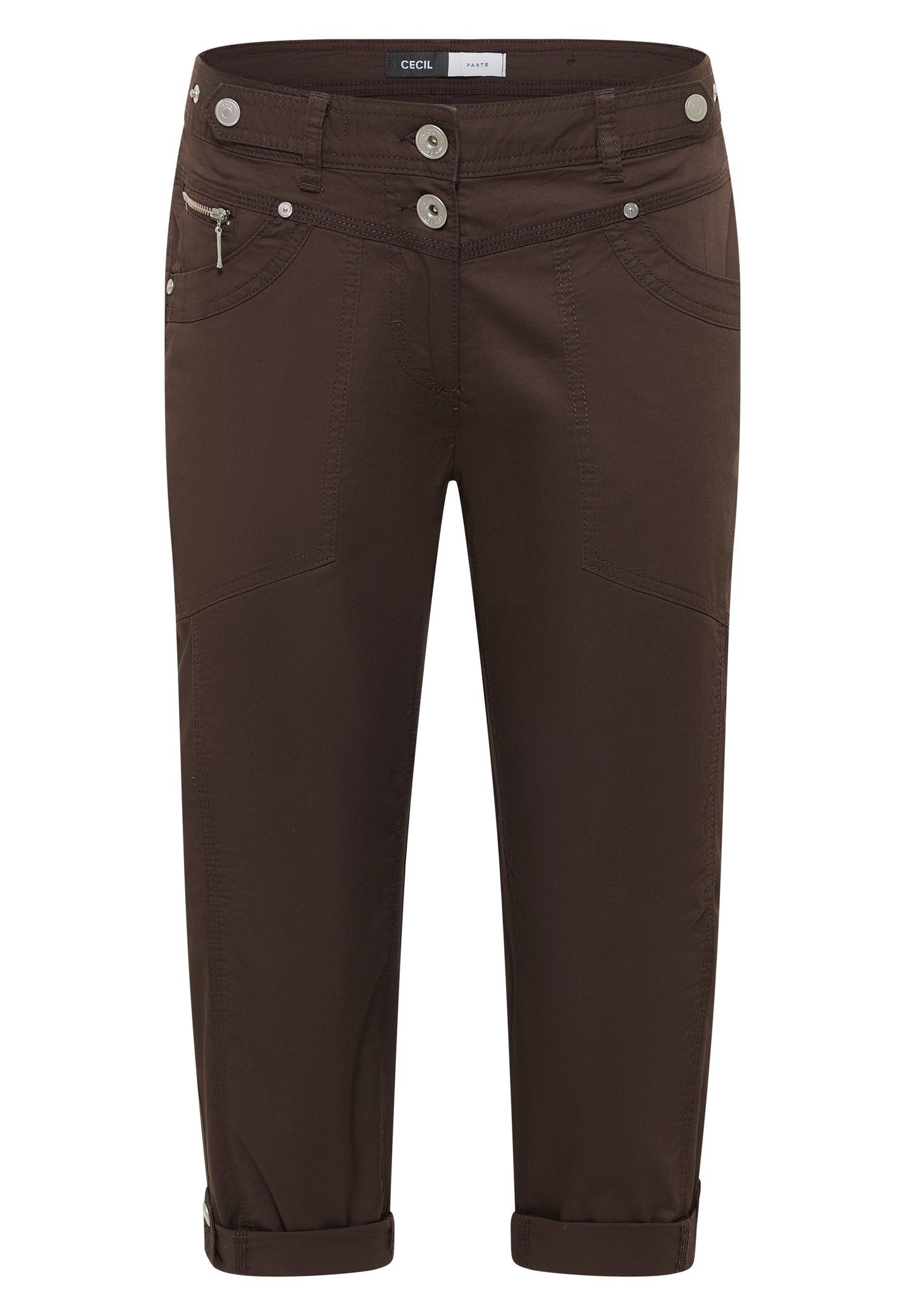 CECIL - Hose im Style New York mit Turn Up - Farbe: Braun