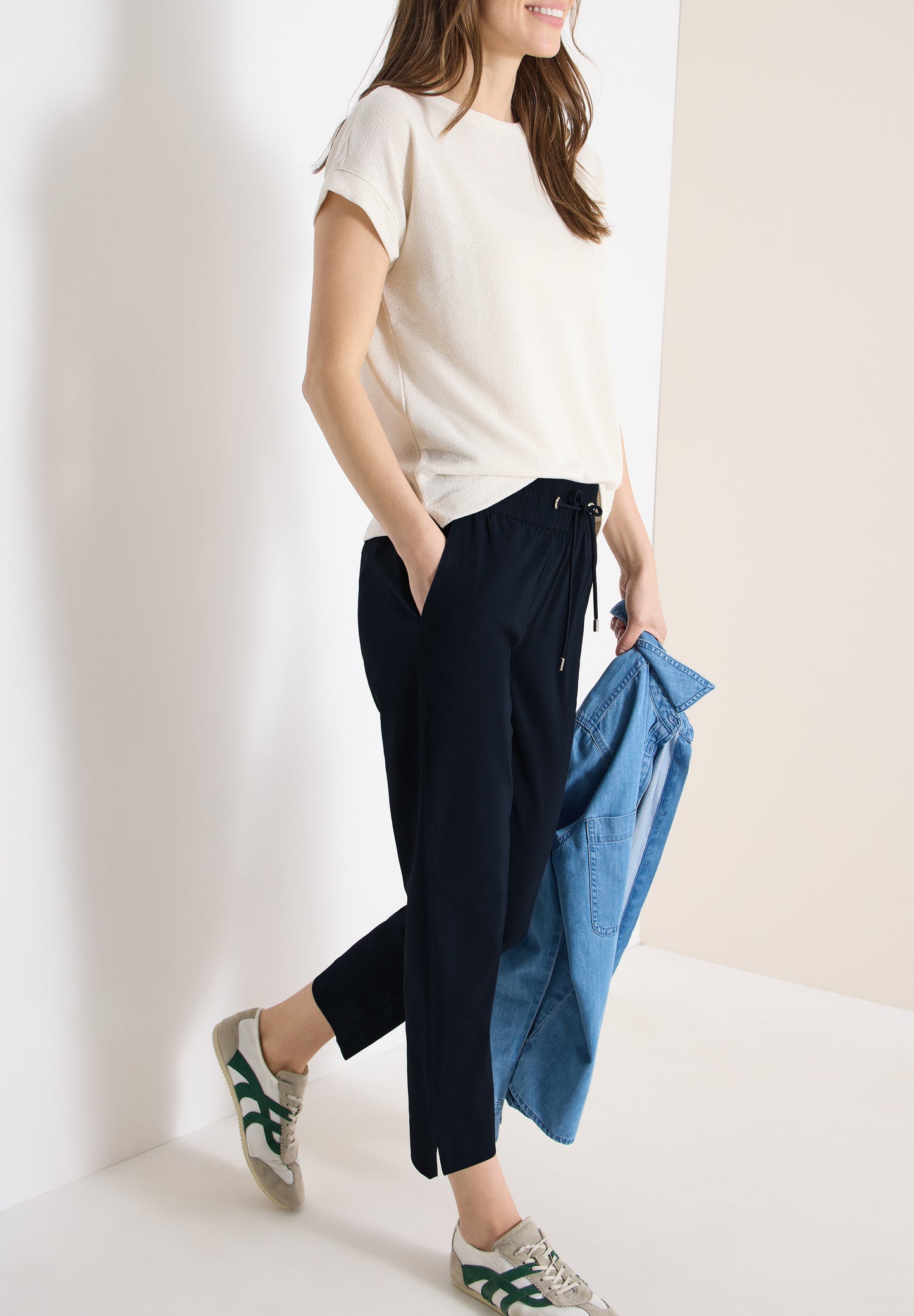 CECIL - Hose im Style TRACEY in Casual Fit - Farbe: Blau