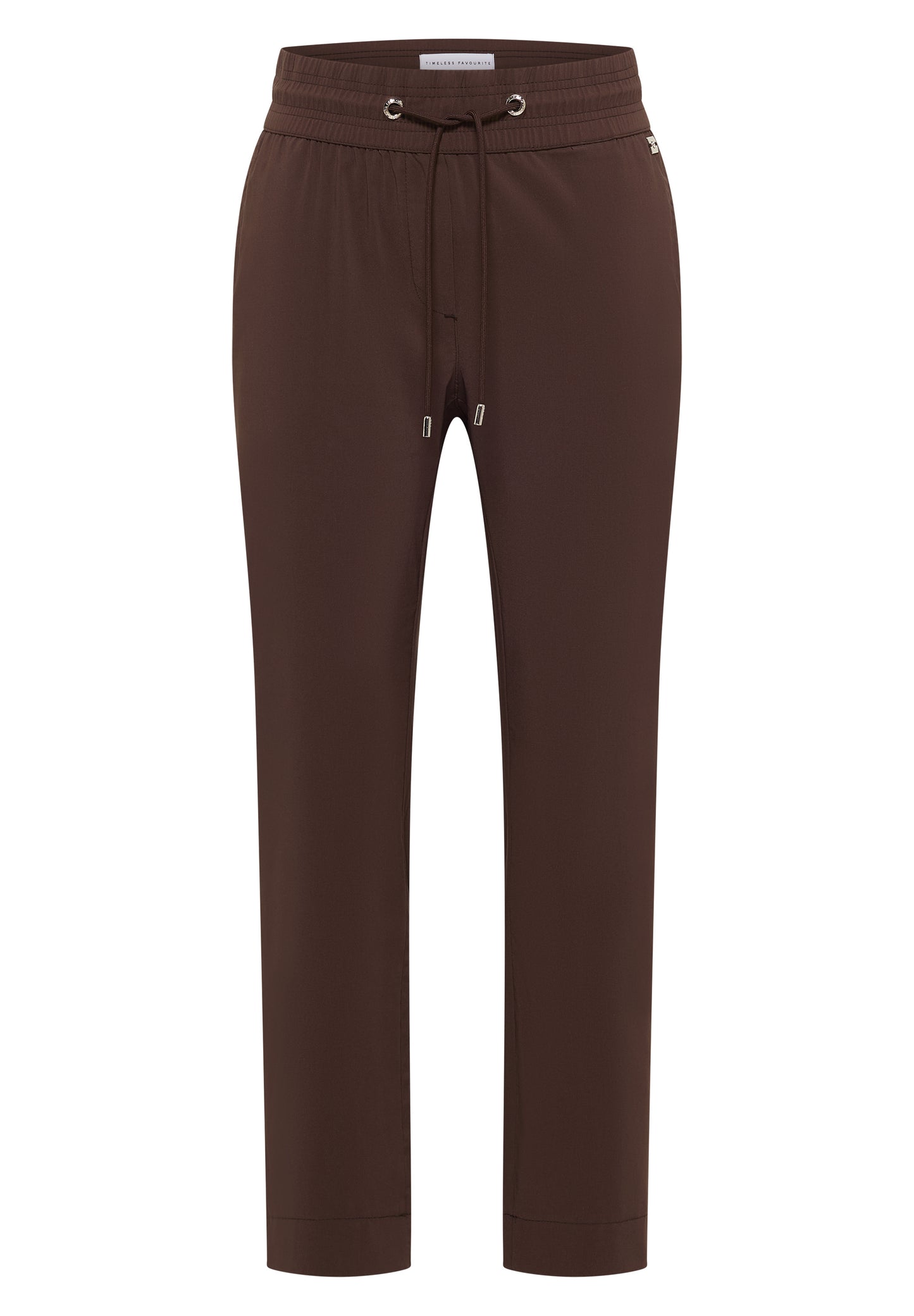 CECIL - Mid Waist Slim Leg Hose im Casual Fit - Farbe: brown cacao
