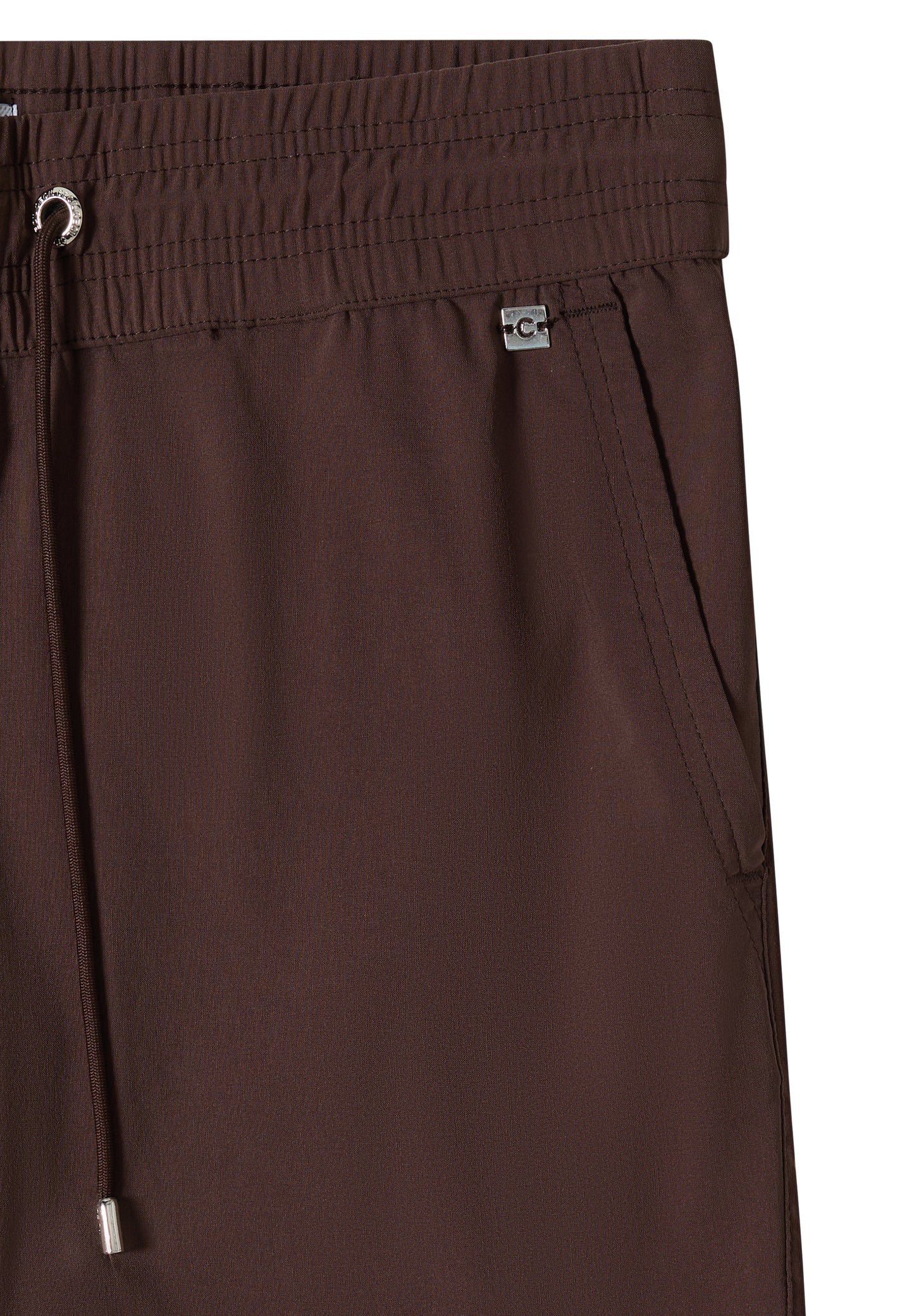 CECIL - Mid Waist Slim Leg Hose im Casual Fit - Farbe: brown cacao