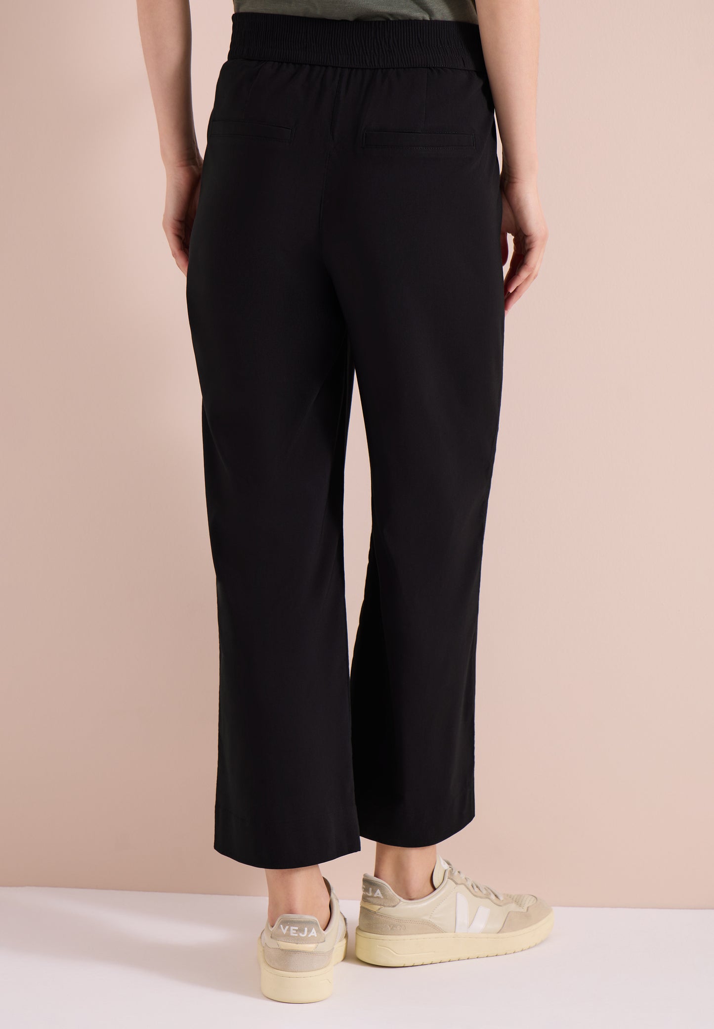 CECIL - High Waist Wide Leg Hose im Loose Fit - Farbe: Black