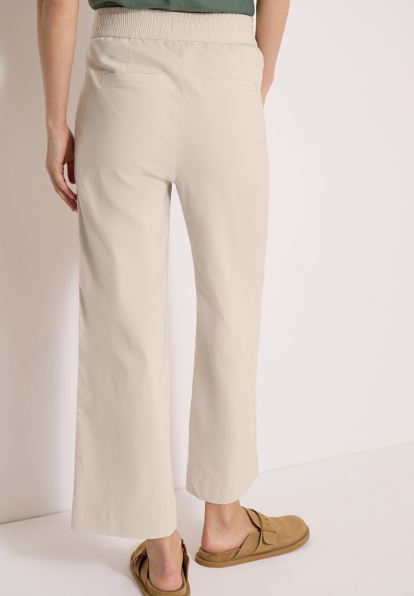 CECIL - High Waist Wide Leg Hose im Loose Fit - Farbe: grain beige