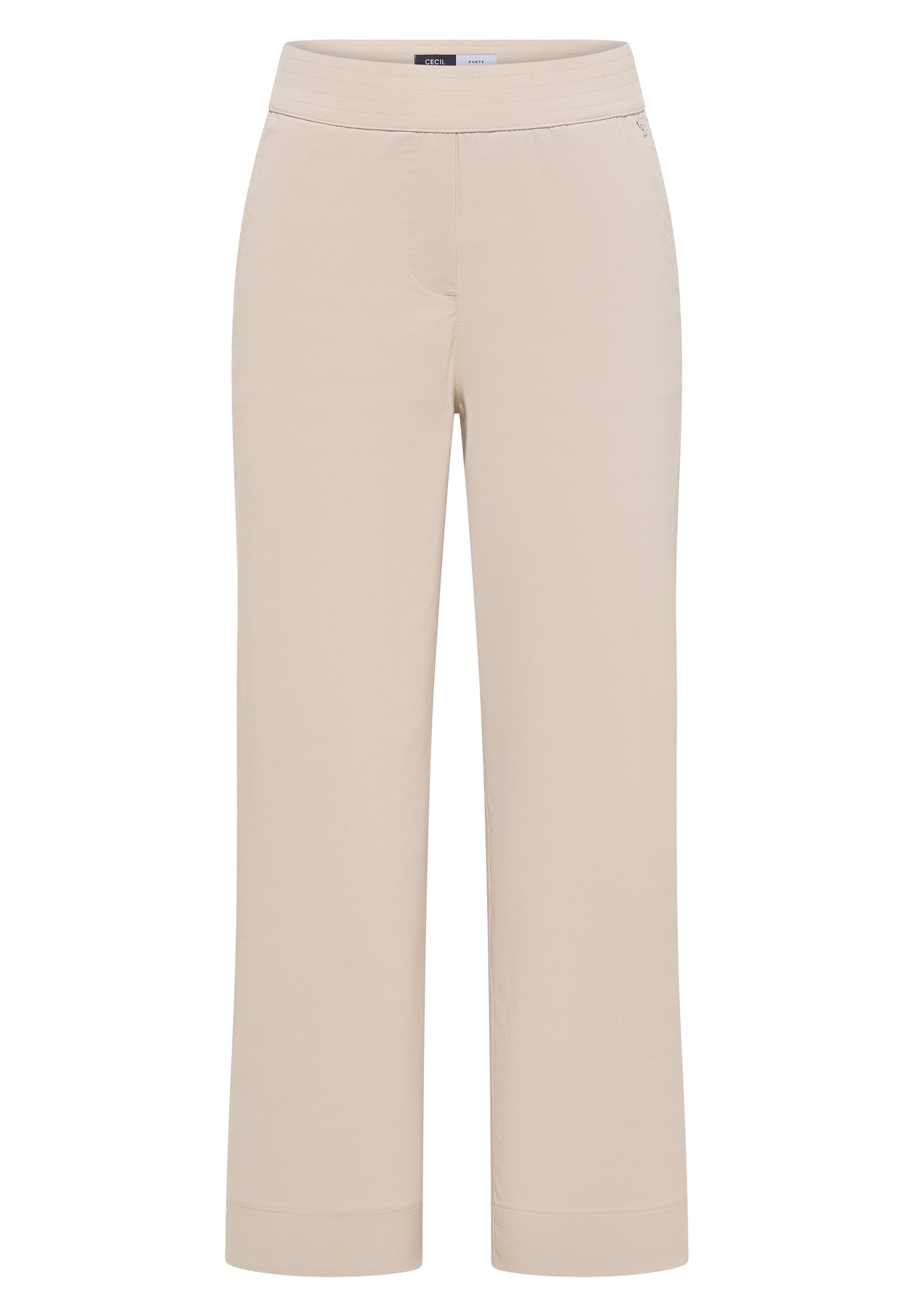 CECIL - High Waist Wide Leg Hose im Loose Fit - Farbe: grain beige