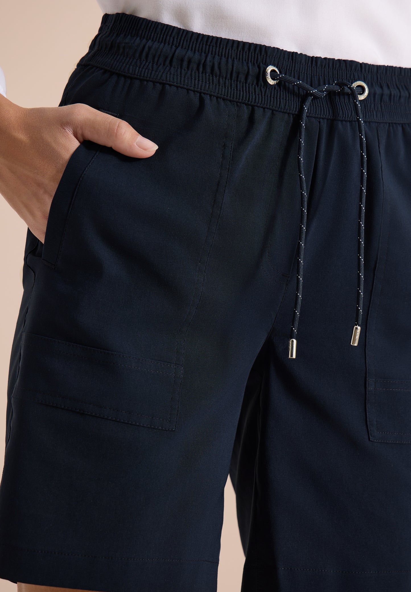 CECIL - Straight Leg Shorts im Loose Fit - Farbe: universal blue