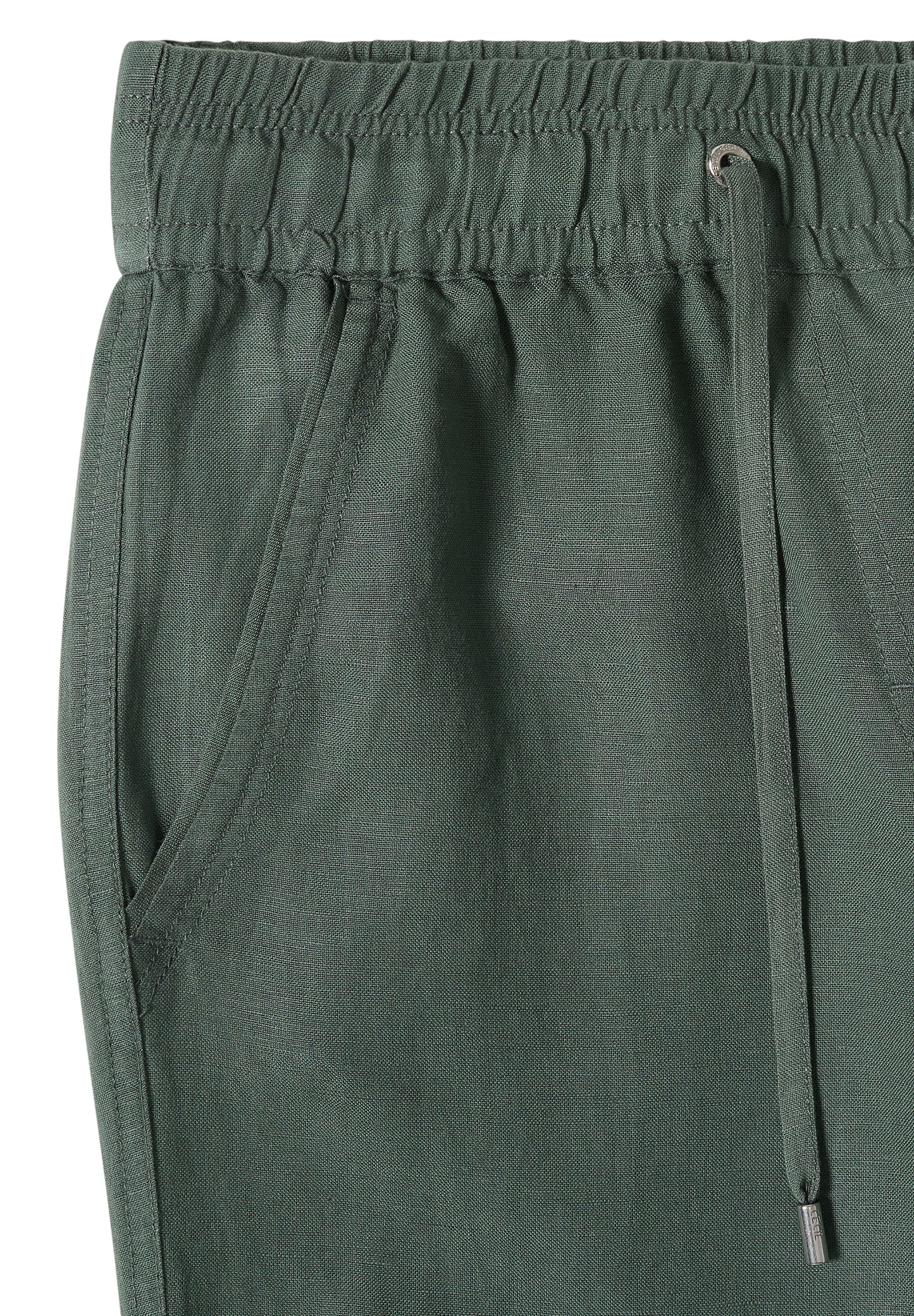 CECIL - Wide Leg Hose aus Leinenmix Style NEELE - Farbe: Khaki Grün