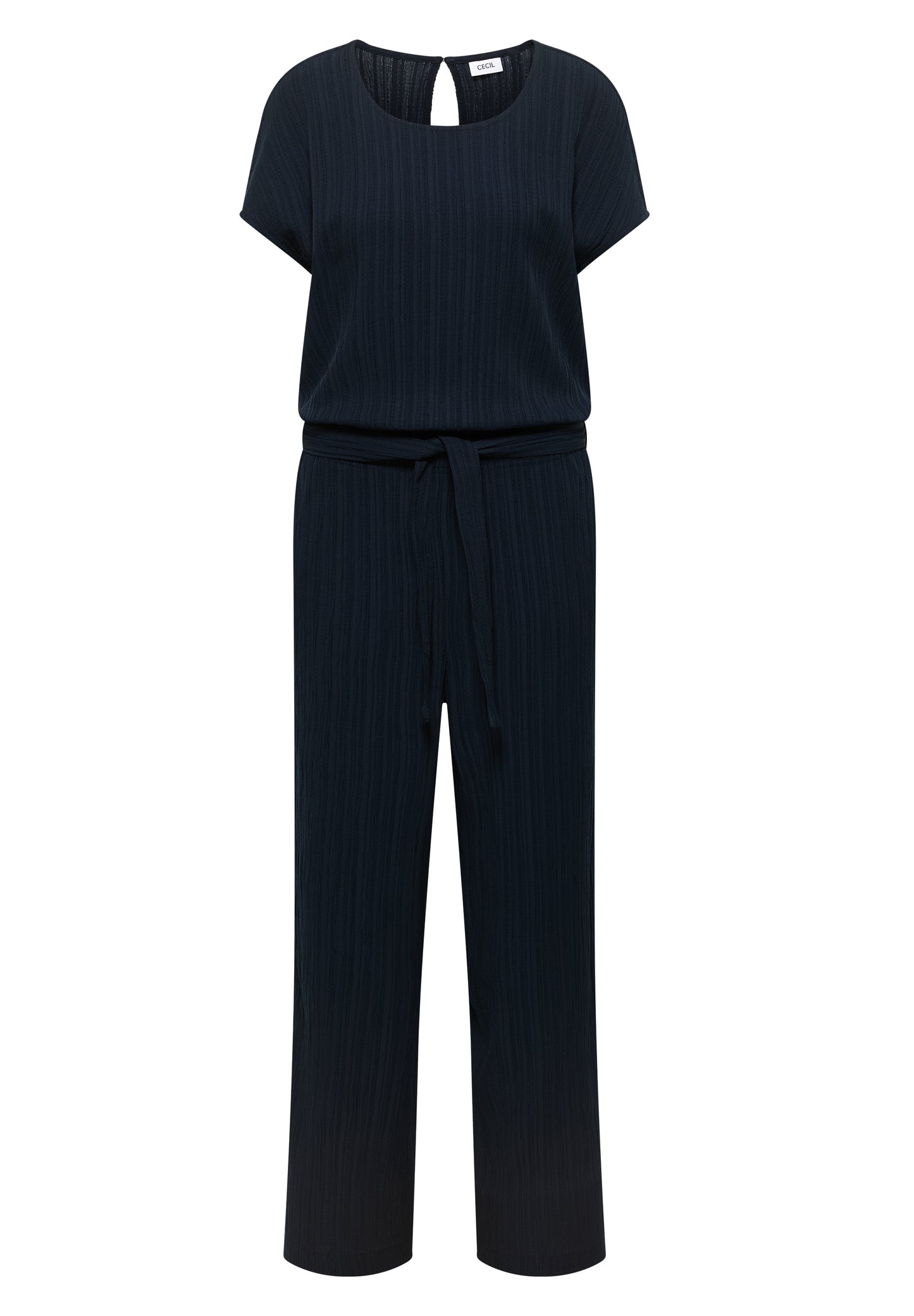 CECIL - Straight Leg Jumpsuit mit Struktur - Farbe: universal blue
