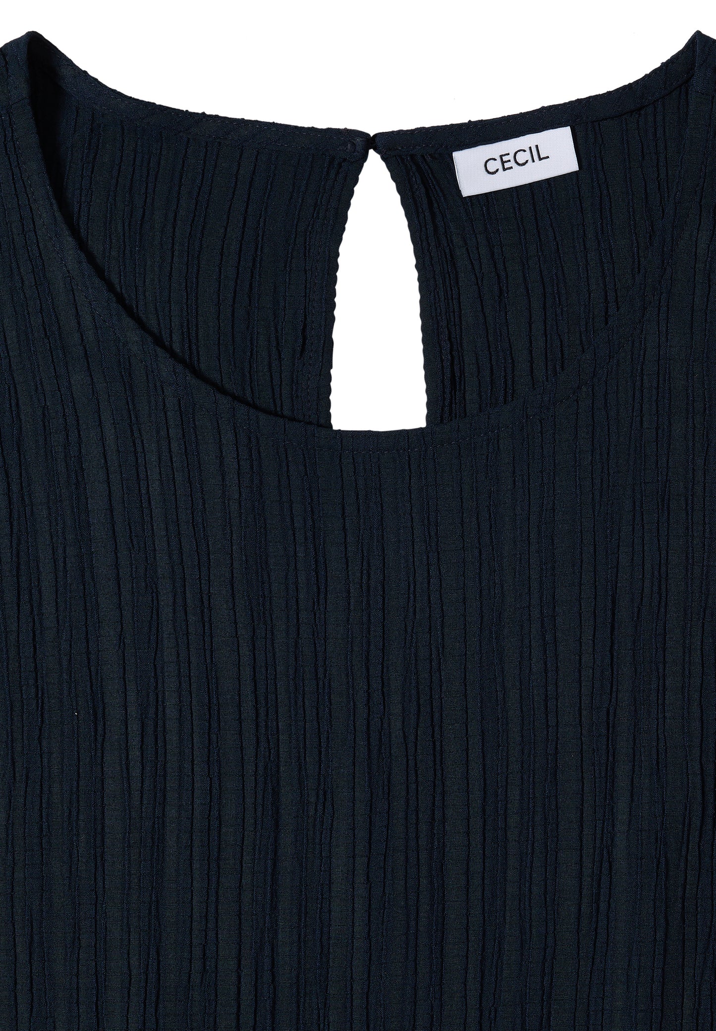 CECIL - Straight Leg Jumpsuit mit Struktur - Farbe: universal blue