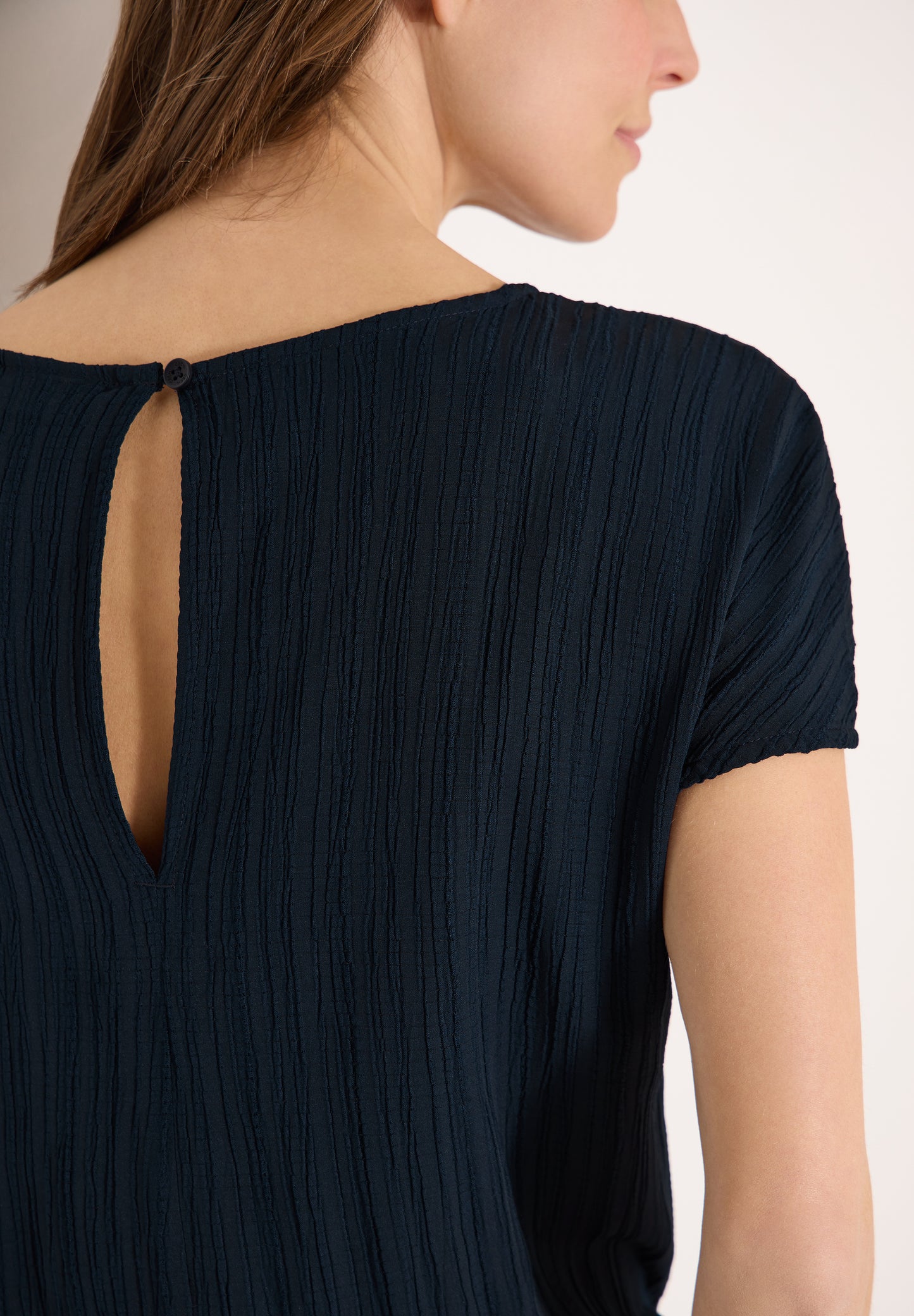 CECIL - Straight Leg Jumpsuit mit Struktur - Farbe: universal blue