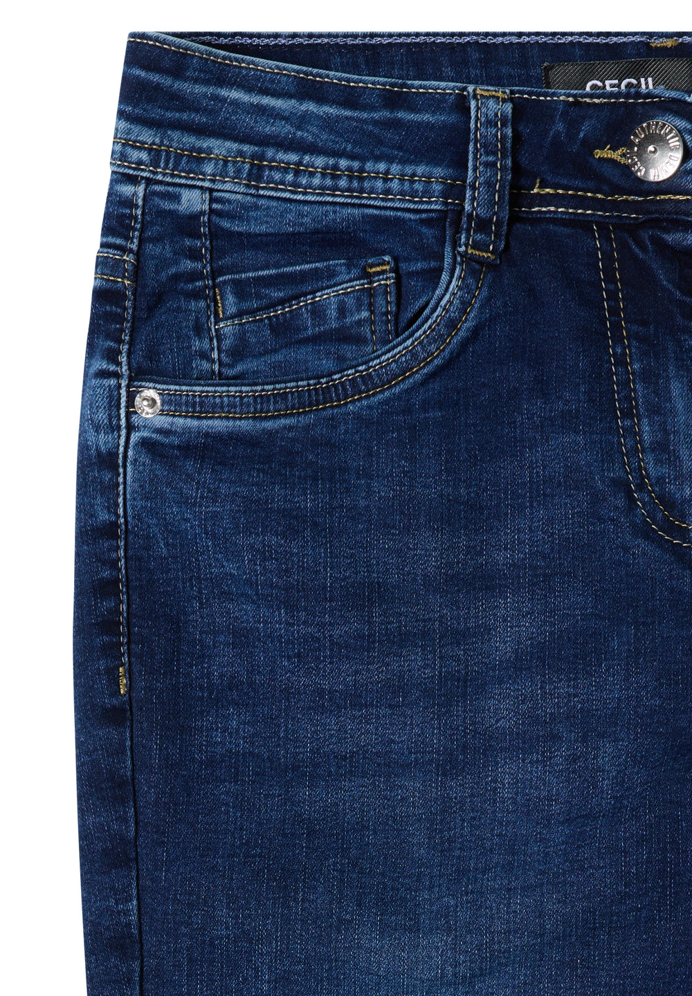 Gerades Hosenbein der CECIL Scarlett Jeans