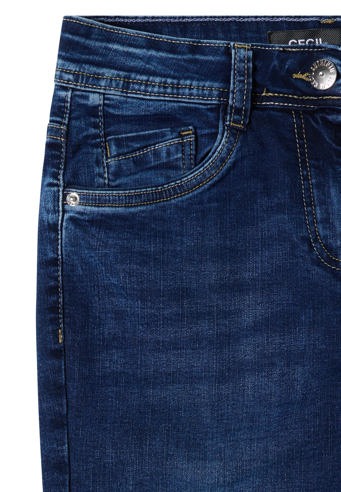 CECIL - Jeans Hose im Style Scarlett im Casual Fit - Farbe: Blau