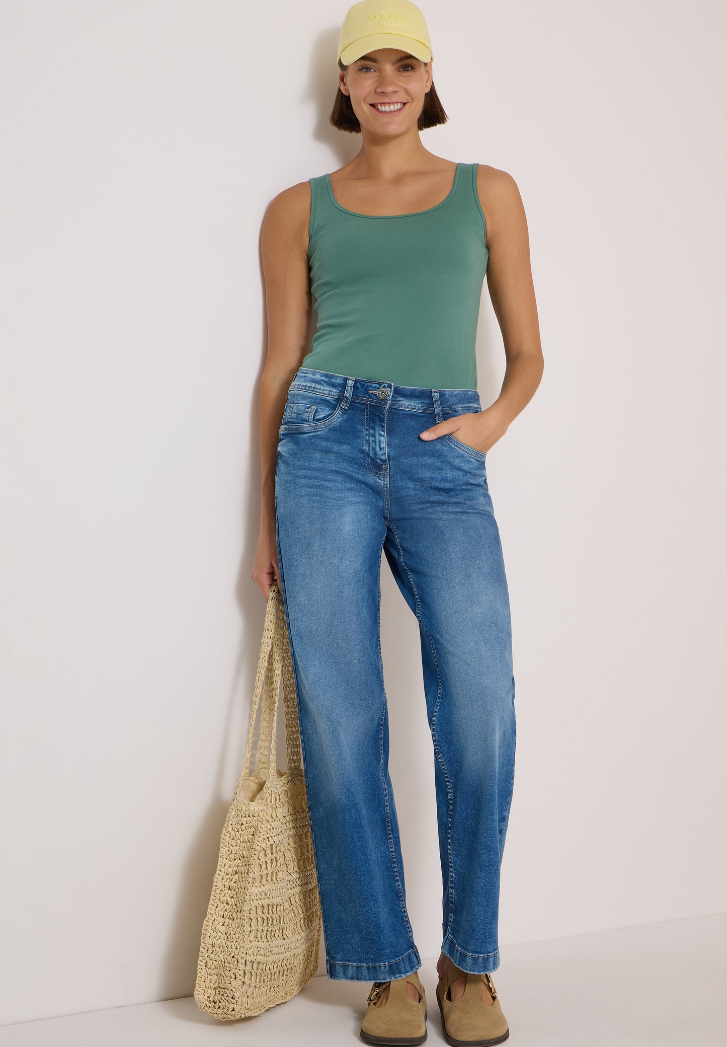 CECIL - Jeans Hose im Style Neele im Loose Fit - Farbe: Blau
