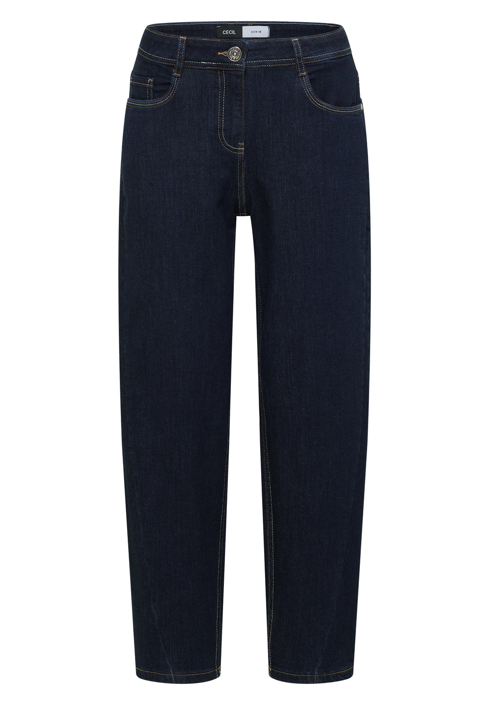 Detailansicht der CECIL High Waist Barrel Jeans