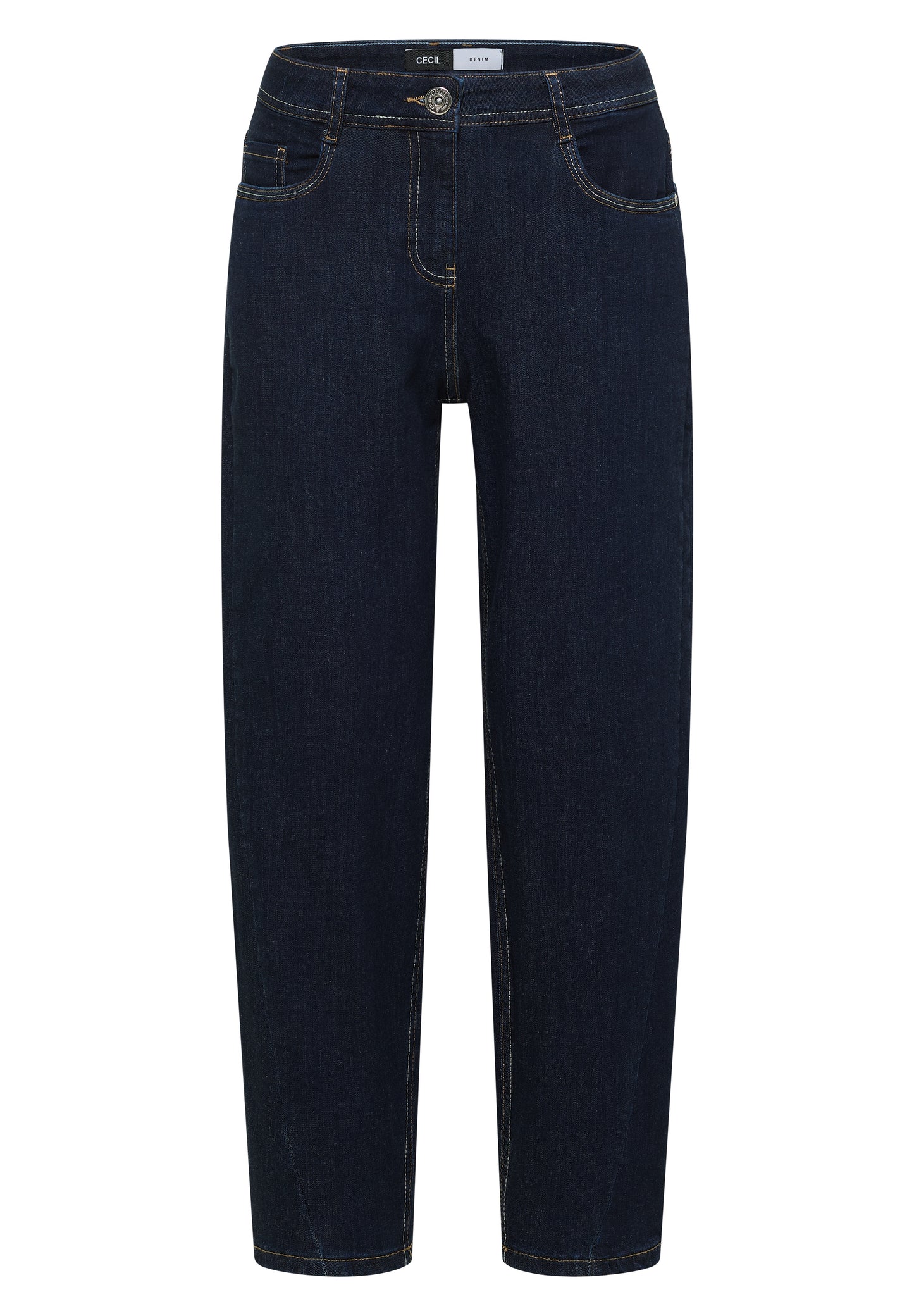 CECIL - High Waist Barrel Leg Jeans "Scarlett" - Farbe: rinsed wash