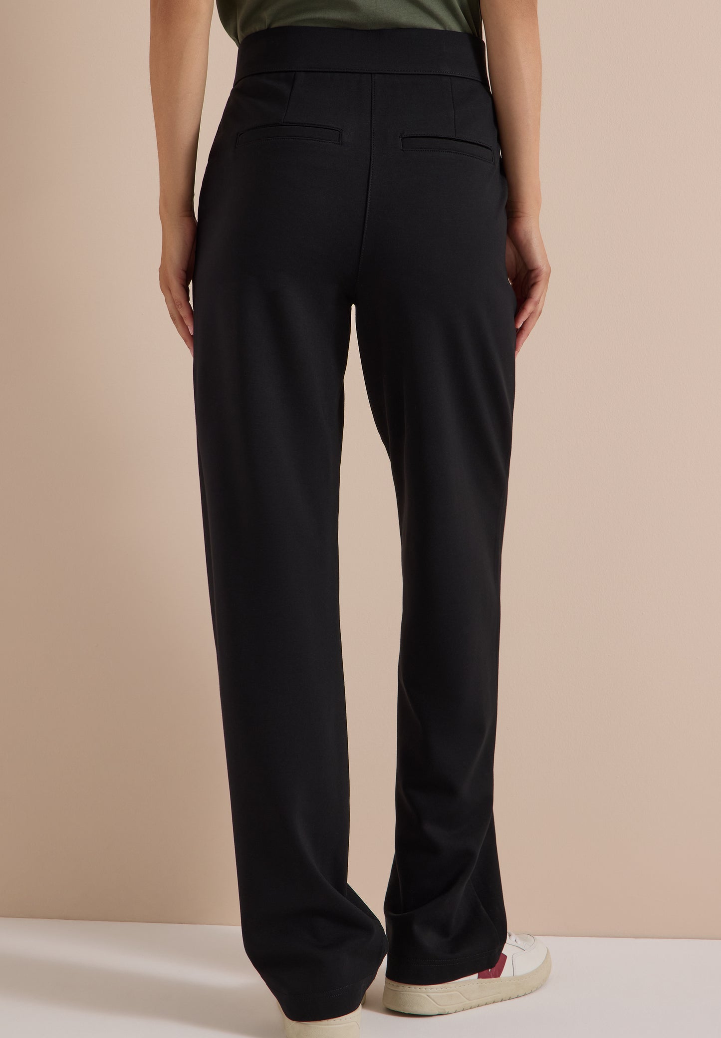 CECIL - High Waist Straight Leg Hose im Loose Fit - Farbe: Black