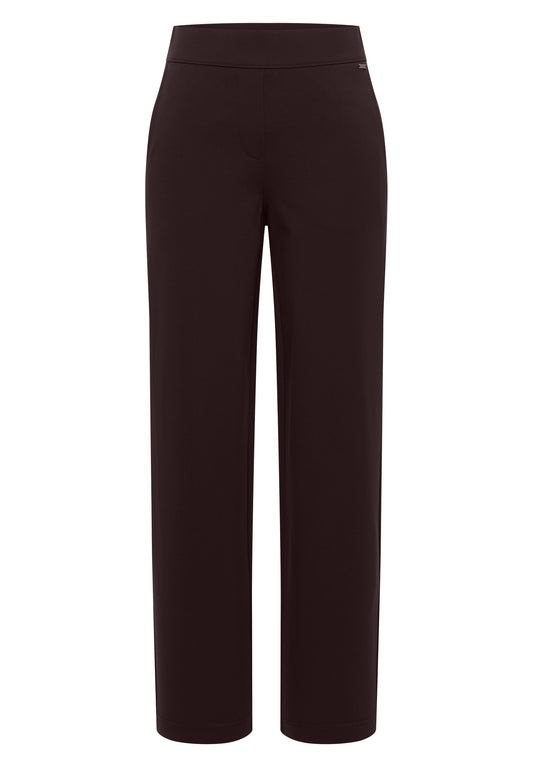 CECIL - High Waist Straight Leg Hose im Loose Fit - Farbe: truffle brown